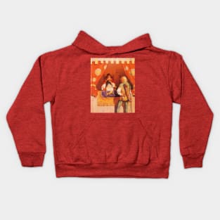 Robin Hood Meets Maid Marian by NC Wyeth Kids Hoodie